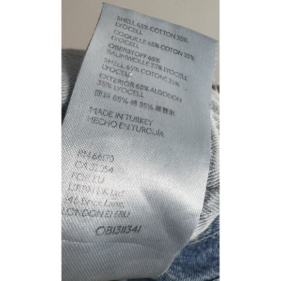 Free People We the Free Bren Boyfriend Jean Distressed High Rise Button Fly 24 - Picture 9 of 10